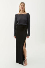Crystal viscose skirt