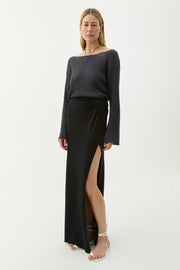 Crystal viscose skirt