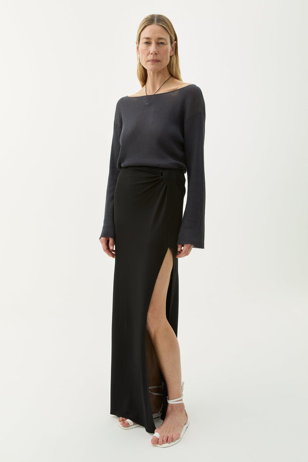 Crystal viscose skirt