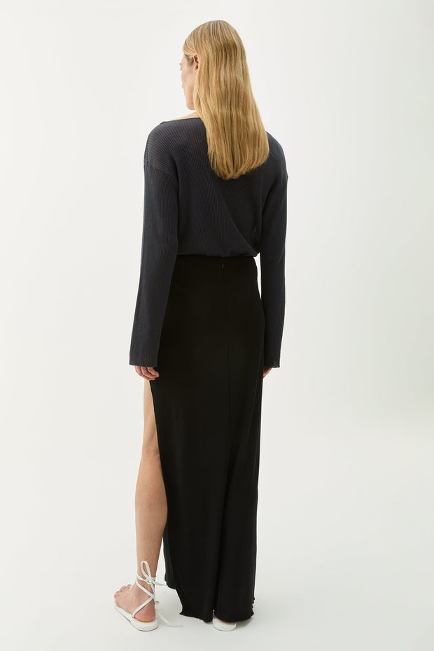 Crystal viscose skirt