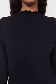 Columbina rib jersey top