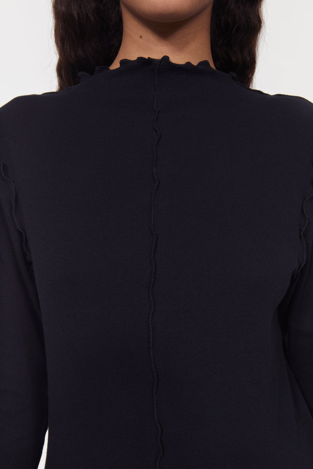Columbina rib jersey top