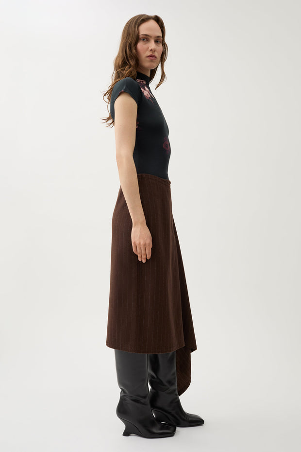 Josefina pinstripe skirt