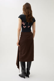 Josefina pinstripe skirt