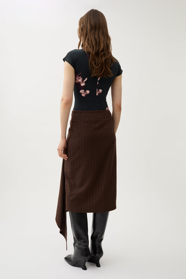 Josefina pinstripe skirt