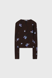 Karlai violet jersey top