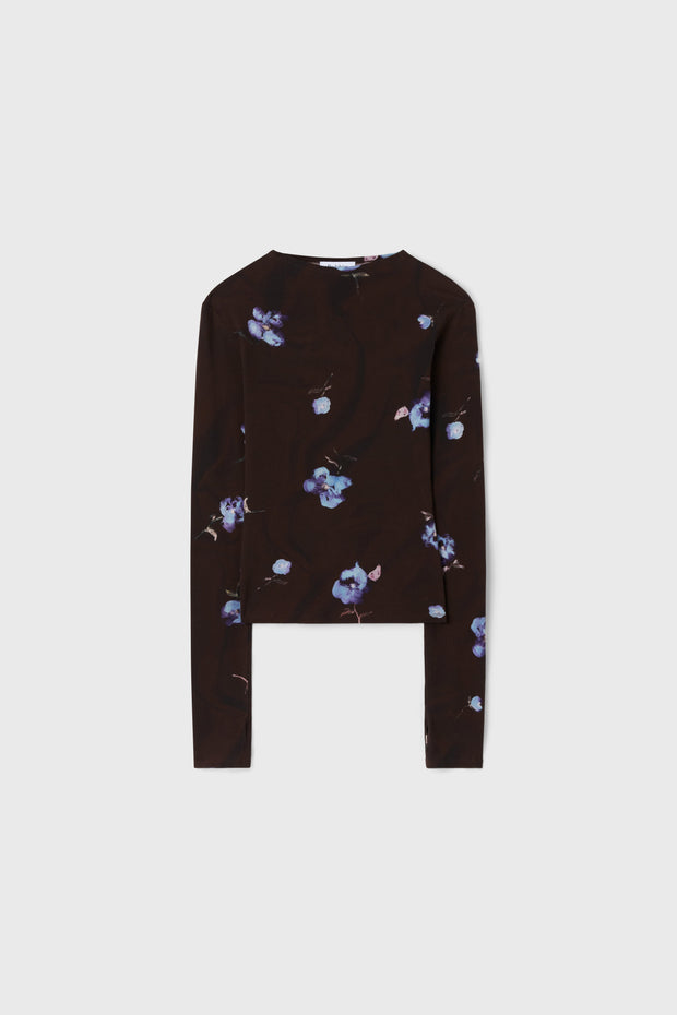 Karlai violet jersey top