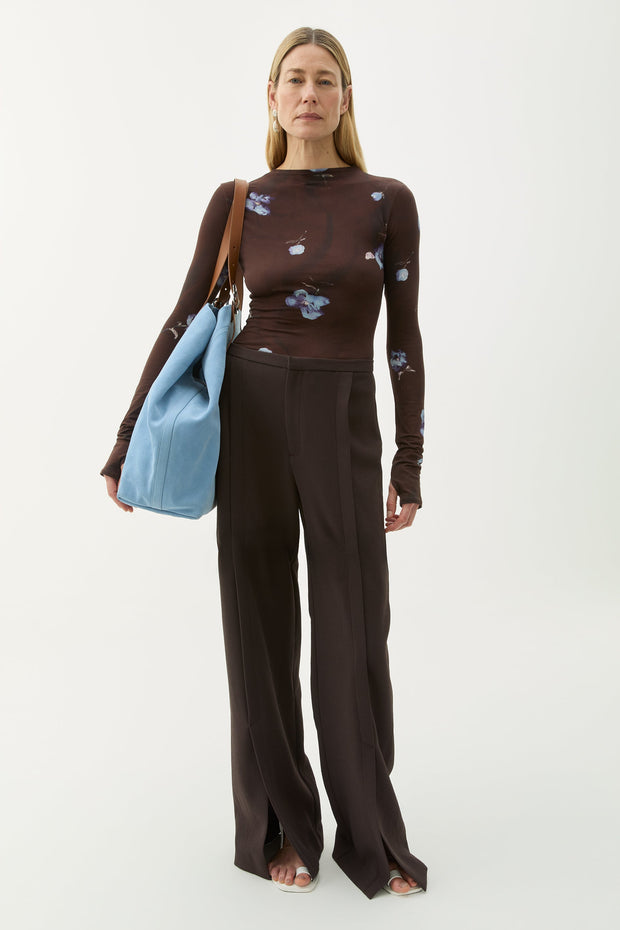 Karlai violet jersey top