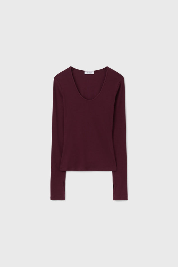 Hutton jersey top