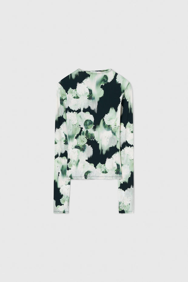 Karlai blurry jersey top