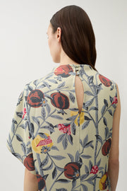 Alana pomegranate dress
