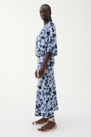 Flora ditsy knitted skirt