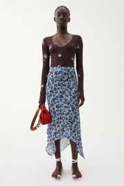 Turner violet ditsy skirt