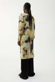 Cecilie long blurry flower blouse