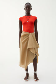 Nona crinkled skirt
