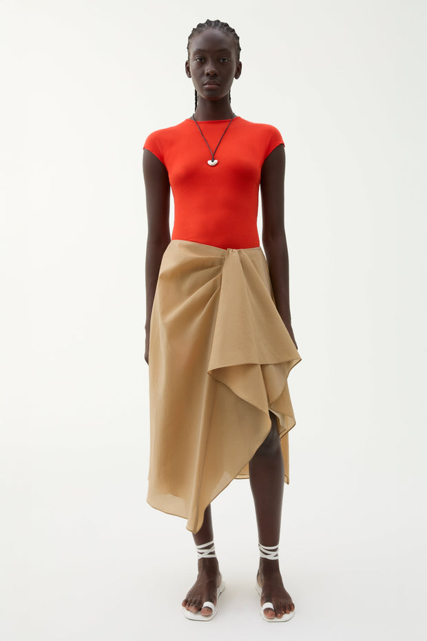 Nona crinkled skirt