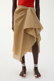 Nona crinkled skirt