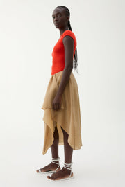 Nona crinkled skirt