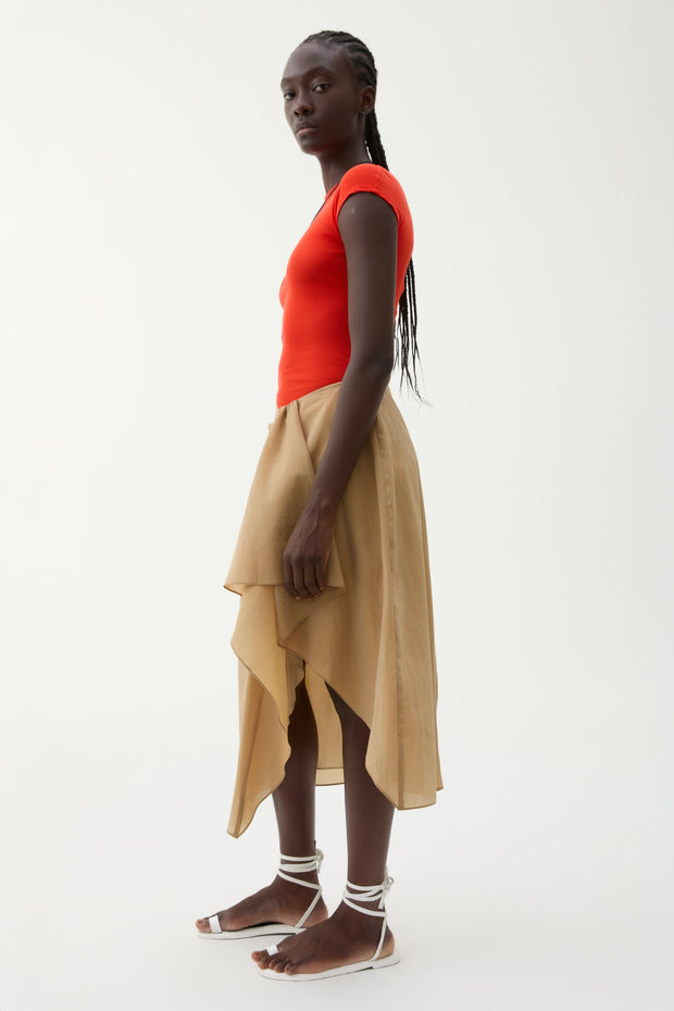 Nona crinkled skirt