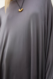 Box shiny dress