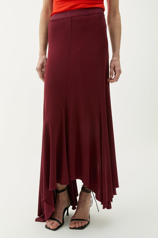 Sandy viscose skirt