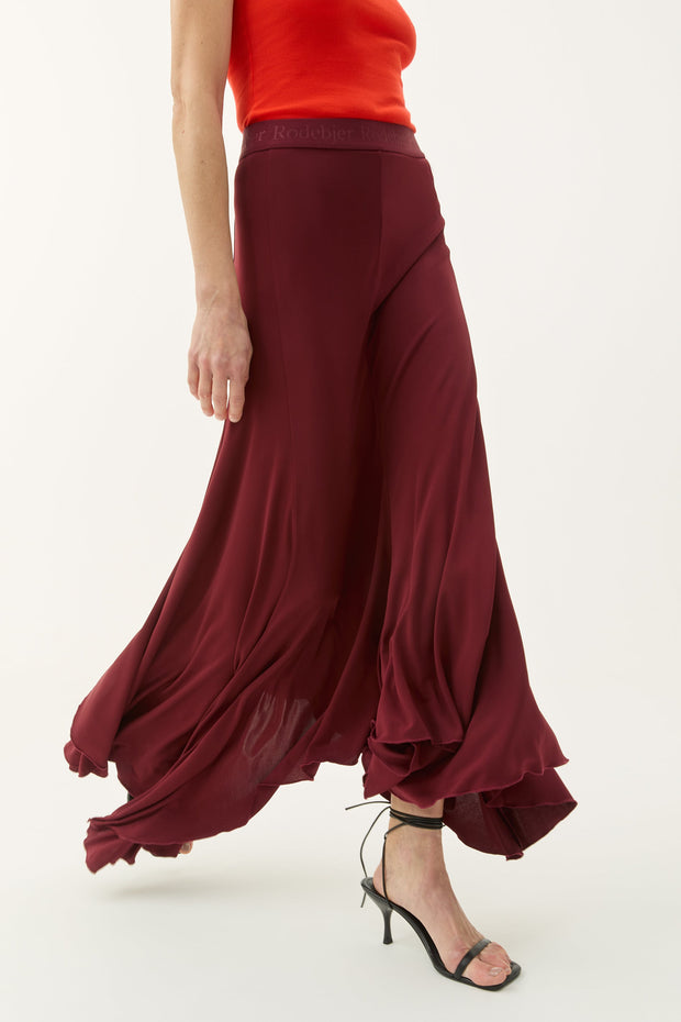 Sandy viscose skirt
